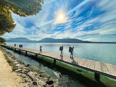 Hiking around Lake Annecy